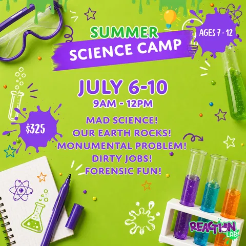 Summer Medley camp graphic with five themed days